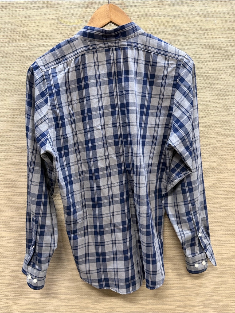 KMJ Plaid Ruffle Button Front Blouse Women’s S Preppy Southern - Picture 3 of 4